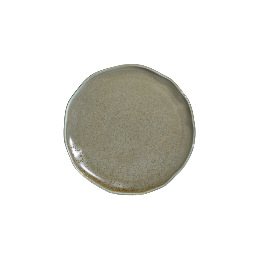 Moss 10.75" x 10.75" Organic Green Vitrified Plate