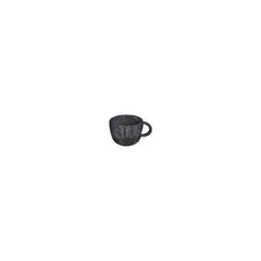Amorf Notte 3.5" x 3.5" x h:0" 8 oz. Organic Black Vitrified Cup