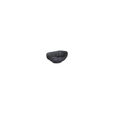 Amorf Notte 4" x 3.5" x h:0" 4 oz. Organic Black Vitrified Bowl