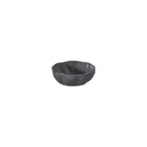 Amorf Notte 6.25" x 6.25" x h:0" 20 oz. Organic Black Vitrified Bowl
