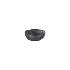 Amorf Notte 6.25" x 6.25" x h:0" 20 oz. Organic Black Vitrified Bowl