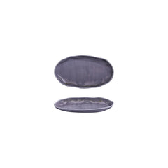 Viola 7.5" x 4.25" Organic Purple Vitrified Plate