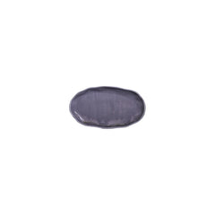 Viola 7.5" x 4.25" Organic Purple Vitrified Plate