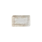 Antico 9.5" x 6" Rectangular Brown Vitrified Plate