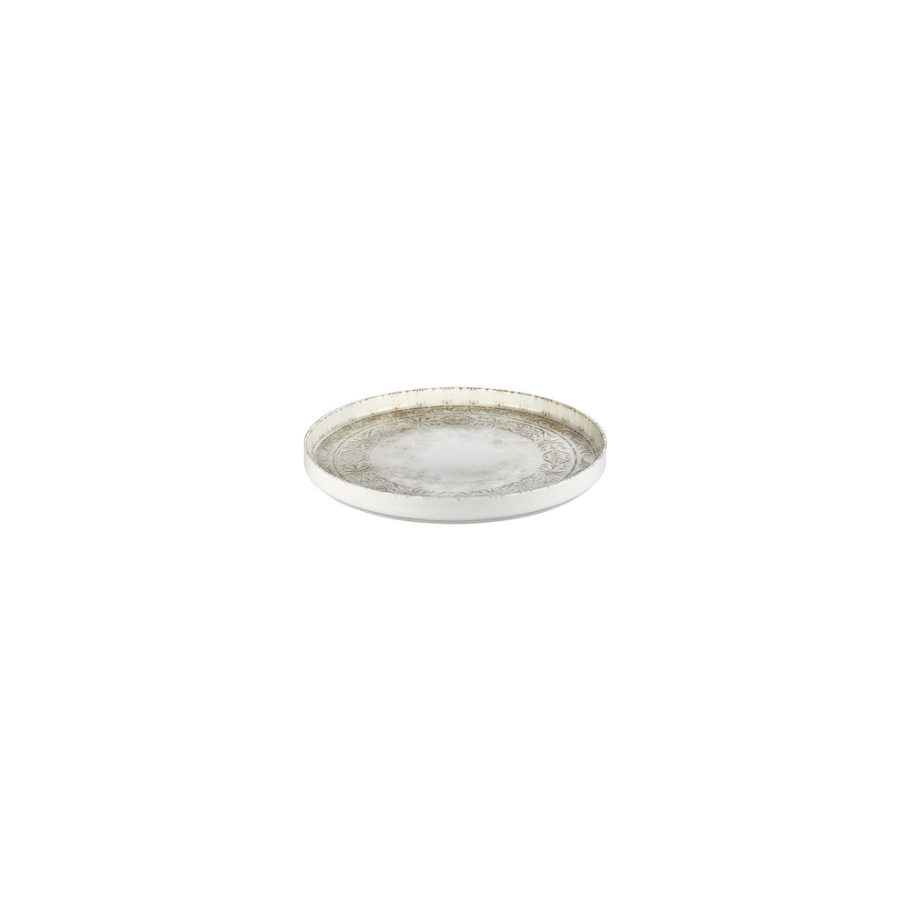 Antico dia.6.25" Round Brown Vitrified Plate