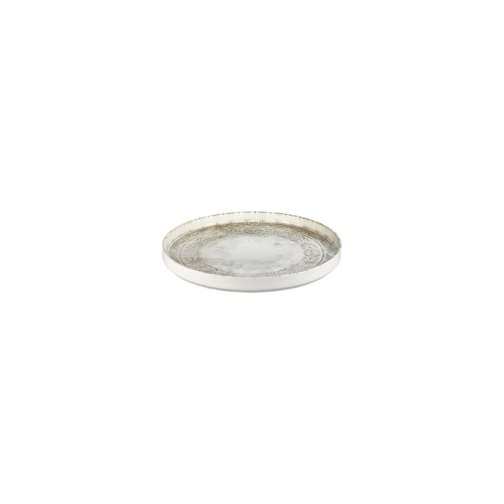 Antico dia.7.5" Round Brown Vitrified Plate