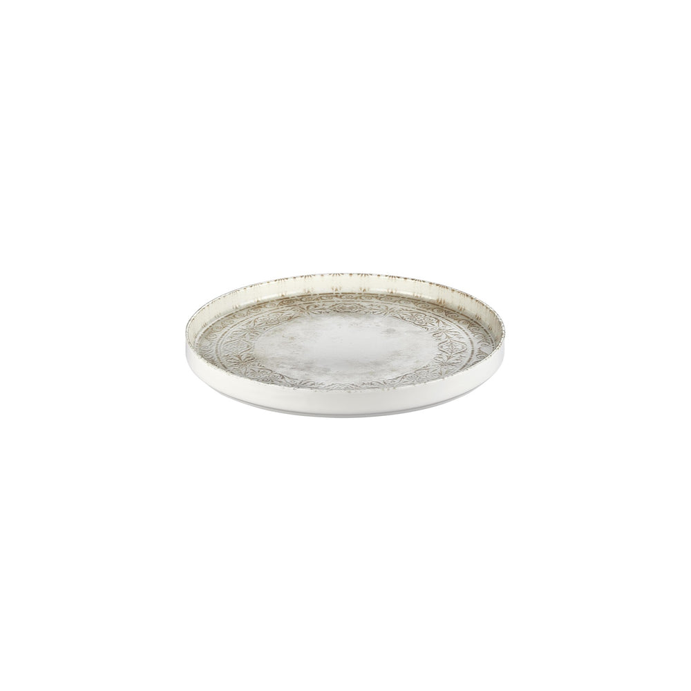 Antico dia.9.75" Round Brown Vitrified Plate