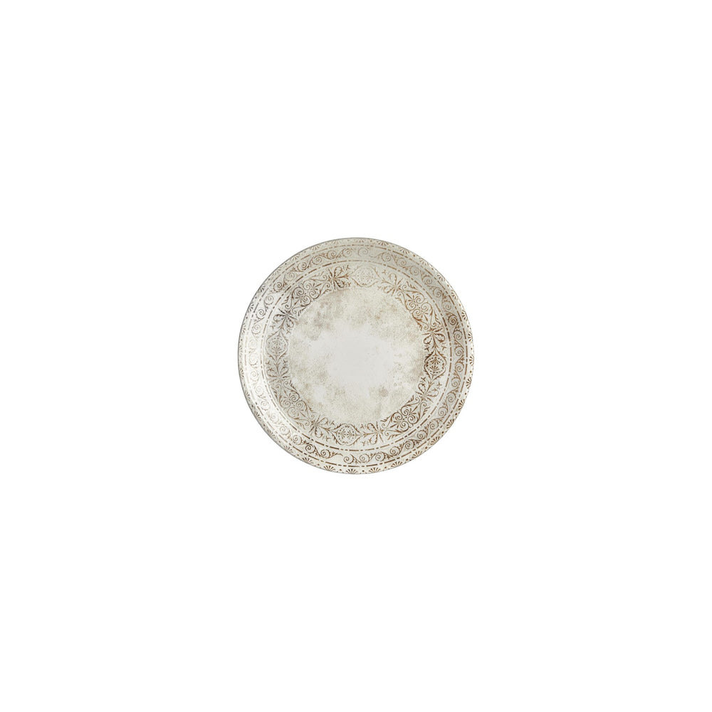Antico dia.6.75" Round Brown Vitrified Plate