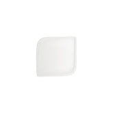 Gourmet 7.5" x 7.5" Square Warm White Vitrified Plate