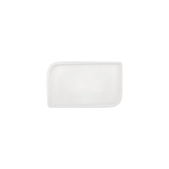 Gourmet 9.5" x 6" Rectangular Warm White Vitrified Plate