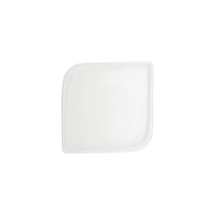 Gourmet 8.75" x 8.75" Square Warm White Vitrified Plate