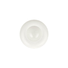 Gourmet dia.9" h:0" 15 oz. Round Warm White Vitrified Deep Plate