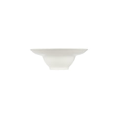 Gourmet dia.10.25" h:0" 22 oz. Round Warm White Vitrified Deep Plate