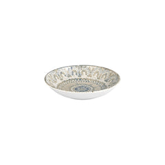 Azora dia.9.75" h:2" 44 oz. Round Decorated Vitrified Deep Plate