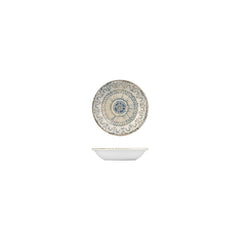Azora dia.5" h:0" 5 oz. Round Decorated Vitrified Deep Plate