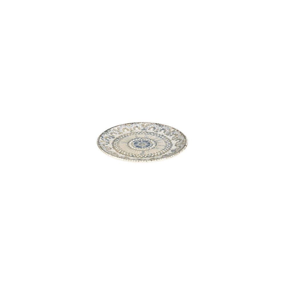 Azora dia.6.75" Round Decorated Vitrified Plate