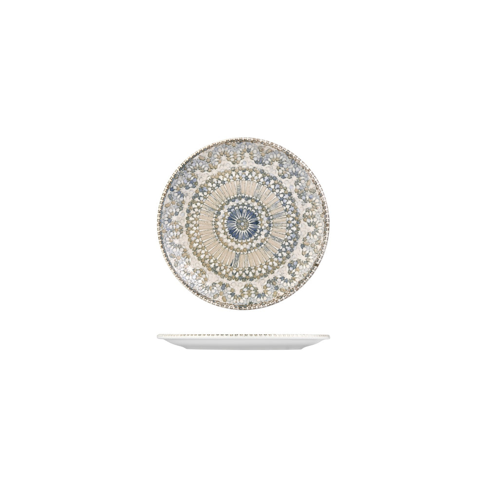 Azora dia.7.5" Round Decorated Vitrified Plate