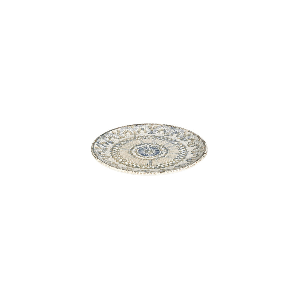 Azora dia.8.25" Round Decorated Vitrified Plate