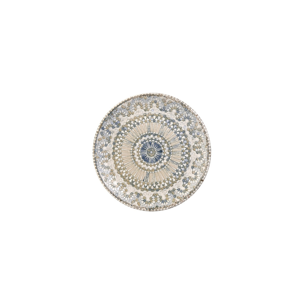 Azora dia.8.25" Round Decorated Vitrified Plate