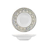 Azora dia.10.75" h:0" 17 oz. Round Decorated Vitrified Deep Plate