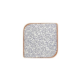 Edera 9" x 9" Square Blue Vitrified Plate