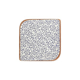 Edera 11" x 11" Square Blue Vitrified Plate