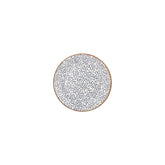 Edera dia.7.5" Round Blue Vitrified Plate