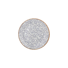 Edera dia.9.75" Round Blue Vitrified Plate