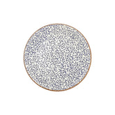 Edera dia.12.5" x 12.5" Round Blue Vitrified Pizza Plate