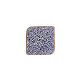 Edera Cobalt 7.5" x 7.5" Square Blue Vitrified Plate