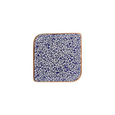Edera Cobalt 9" x 9" Square Blue Vitrified Plate