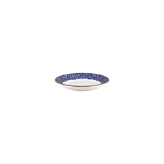 Edera Cobalt dia.3.5" h:0.75" 2 oz. Round Blue Vitrified Deep Plate