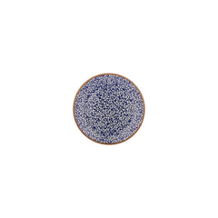 Edera Cobalt dia.6.75" Round Blue Vitrified Plate