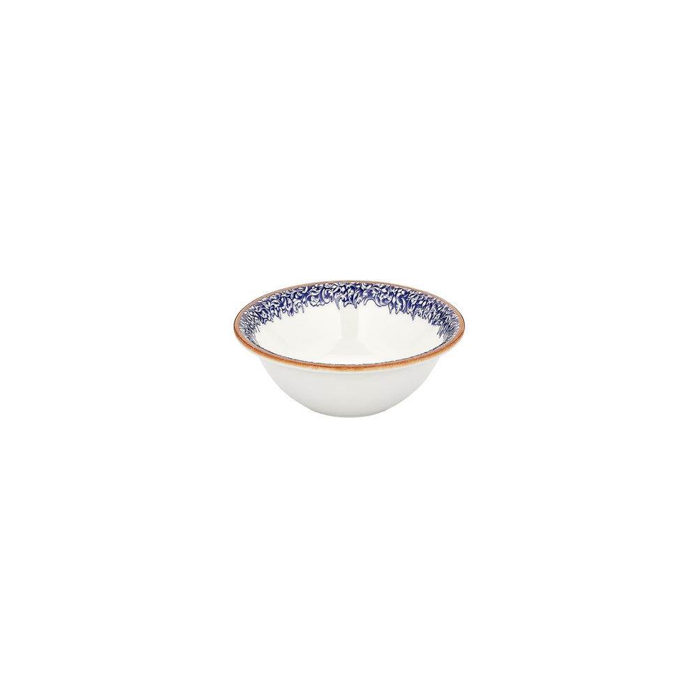 Edera Cobalt dia.7" h:2.5" 22 oz. Round Blue Vitrified Bowl