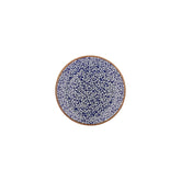 Edera Cobalt dia.8.25" Round Blue Vitrified Plate
