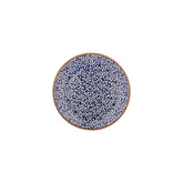 Edera Cobalt dia.9" Round Blue Vitrified Plate