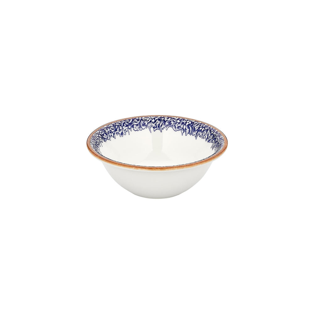 Edera Cobalt dia.9.5" h:0" 54 oz. Round Blue Vitrified Bowl