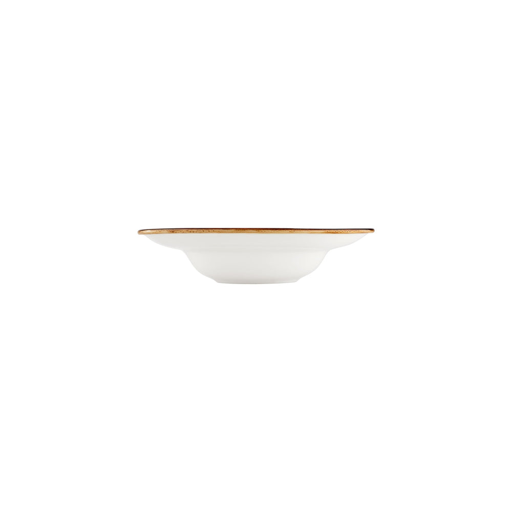 Edera Cobalt dia.9.75" h:2.25" 14 oz. Round Blue Vitrified Deep Plate