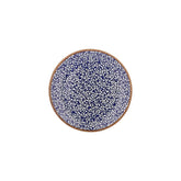 Edera Cobalt dia.9.75" Round Blue Vitrified Plate