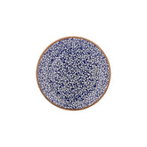Edera Cobalt dia.10.75" Round Blue Vitrified Plate