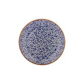 Edera Cobalt dia.11.75" Round Blue Vitrified Plate