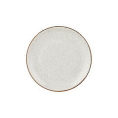 Dust dia.11.75" Round Beige Vitrified Plate
