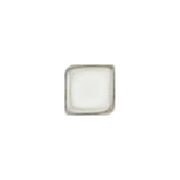 Ephyra 6" x 6" Square Gray Vitrified Plate