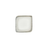 Ephyra 7.5" x 7.5" Square Gray Vitrified Plate