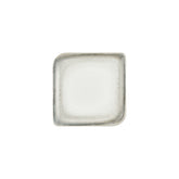 Ephyra 8.75" x 8.75" Square Gray Vitrified Plate