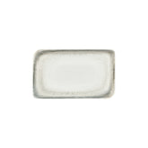 Ephyra 11.75" x 7" x h:0" Rectangular Gray Vitrified Platter