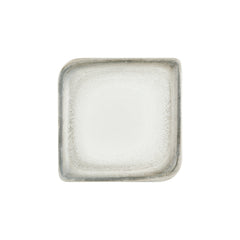 Ephyra 11" x 11" Square Gray Vitrified Plate