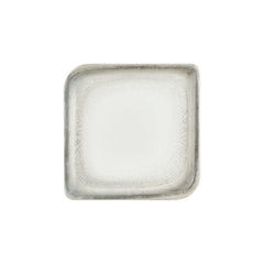 Ephyra 11" x 11" Square Gray Vitrified Plate