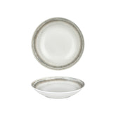 Ephyra dia.9.75" h:0" 44 oz. Round Gray Vitrified Deep Plate