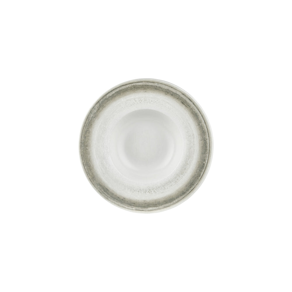 Ephyra dia.9.75" h:0" 14 oz. Round Gray Vitrified Deep Plate